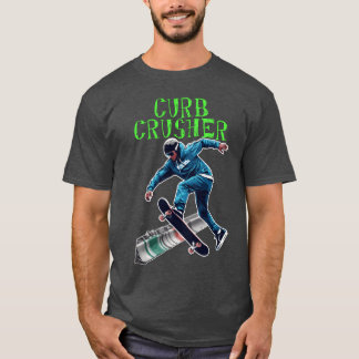 Camiseta Curb Crusher engraçado