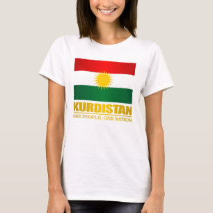 Camiseta Curdistão (uma pessoas, uma nação)
