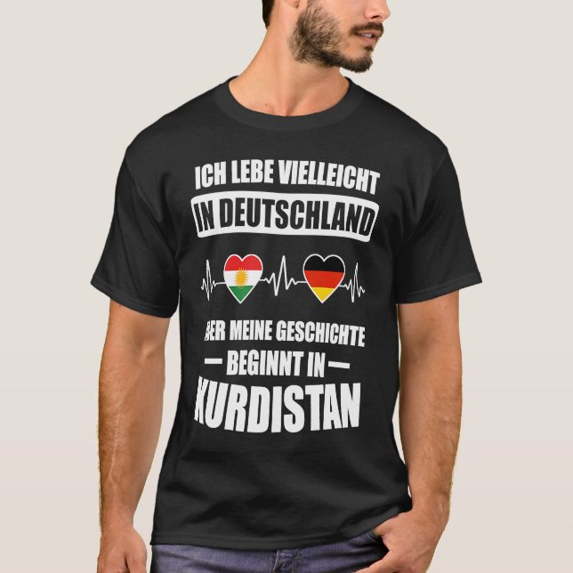 Camiseta Curdo Curdo Curdo Rojava (Frente)