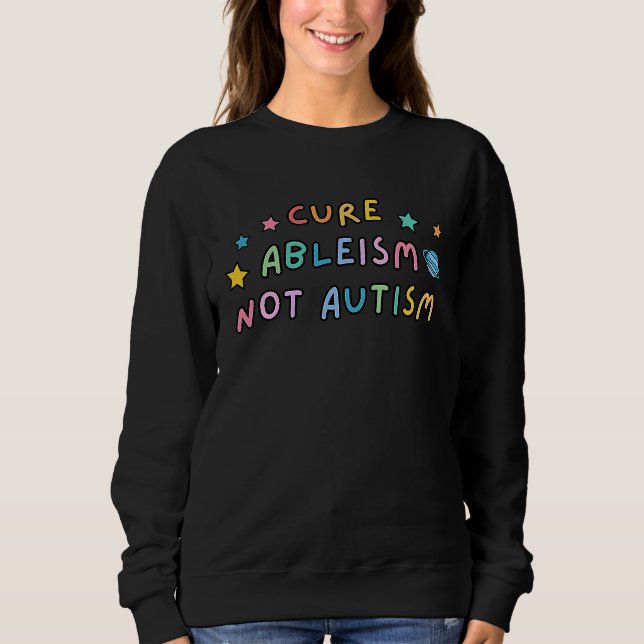 Camiseta Cure Ableism Not Autism Autism Awareness Cute (Frente)