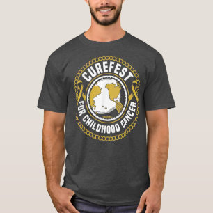 Camiseta Curefest For Chilhood Cancer Awarness Support Sq