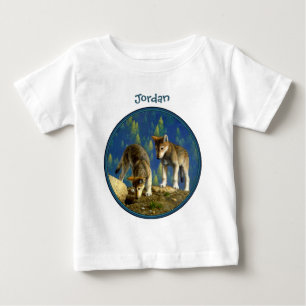 Camiseta Curiosa Cinza de Lobos