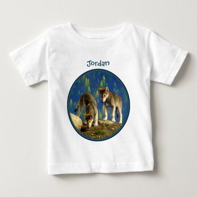 Camiseta Curiosa Cinza de Lobos (Frente)