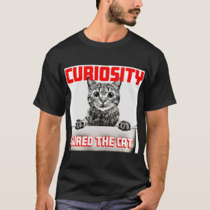 Camiseta Curiosidade Curou o Gato
