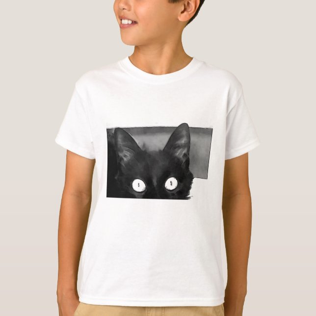 Camiseta Curiosidade do gato (Frente)