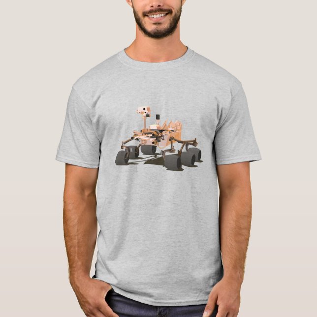 Camiseta Curiosity Mars Rover (Frente)