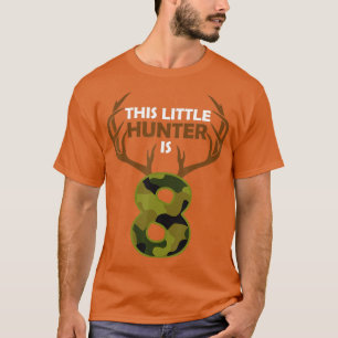 Camiseta Curioso 8 Anos Aniversário De 8 Anos Deer Hunter P