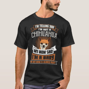 Camiseta Curioso Chihuahua Puppies Dizendo Para Chihuahua D