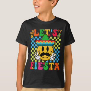 Camiseta Curioso Cinco De Mayo Checkered Fiesta Sorria M