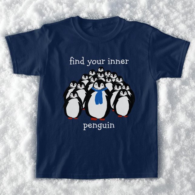 Camiseta Curioso Encontre seu pinguim interior (🐧Penguin Love 🐧)