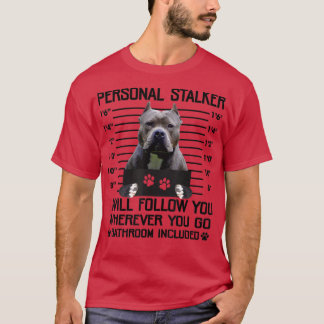 Camiseta Curioso Falador Pessoal Pit Bull Terrier Dog Lover