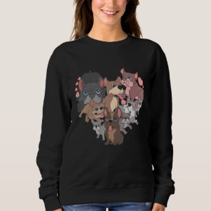 Camiseta Curioso francês Bulldog Puppy Pet Dog Breeder fran