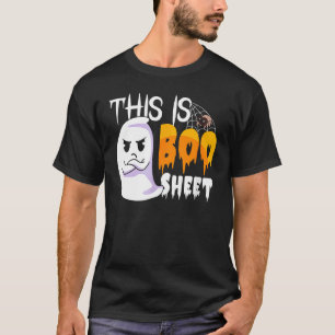 Camiseta Curioso Isto É A Folha De Boo Dia das Bruxas, Fest