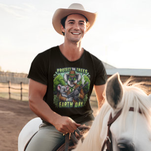 Camiseta Curioso Koala Duo: Sessão de Fumar