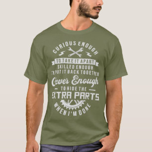Camiseta Curioso O Suficiente Para Tirar Isso Do Engraçado 