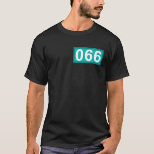 Camiseta Curioso Presente De 66 Anos Número 066 Patch 66