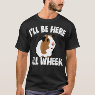Camiseta Curioso Proprietário De Porcos Da Guiné Estará Aqu