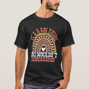 Camiseta Curioso Sri Name Leopard Funny Sri Birthday Cote S