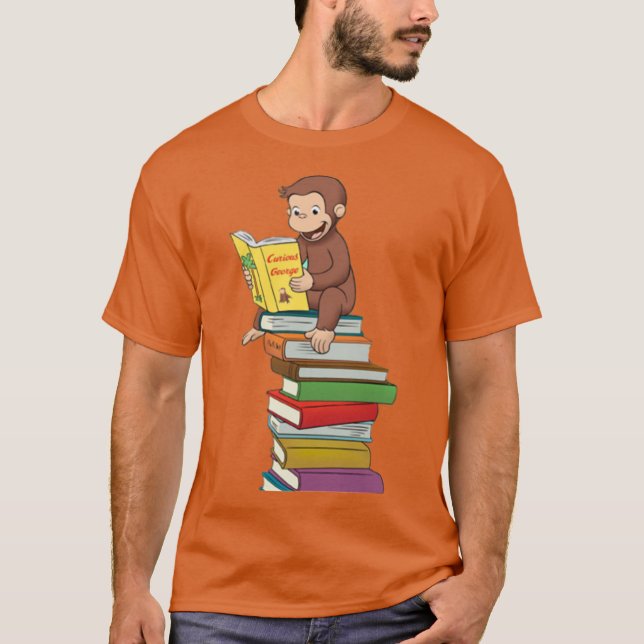 Camiseta Curious George vintage (Frente)