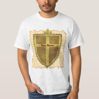 Camiseta Curl Fleur De Lis Shield