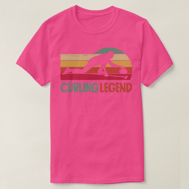 Camiseta Curler Player Curler Legenda de Curva (Frente do Design)