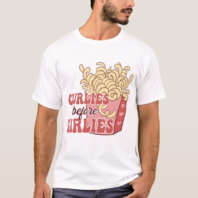 Camiseta Curlies Before Girlies (Frente)