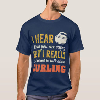 Camiseta Curling Curler Broom Precision Sport Rink Curling