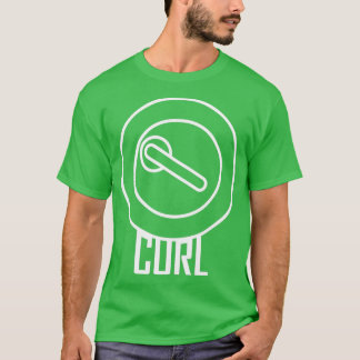 Camiseta Curling Curling Rock Graphic