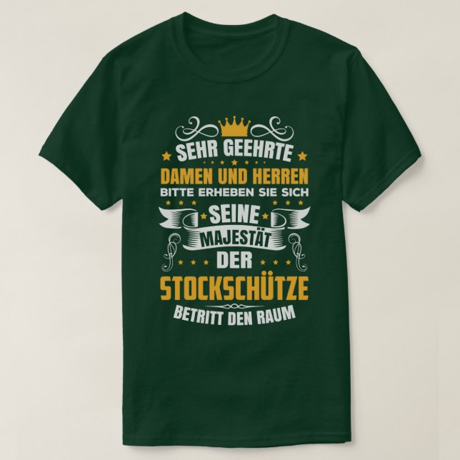 Camiseta Curling da majestade da Baviera (Frente do Design)