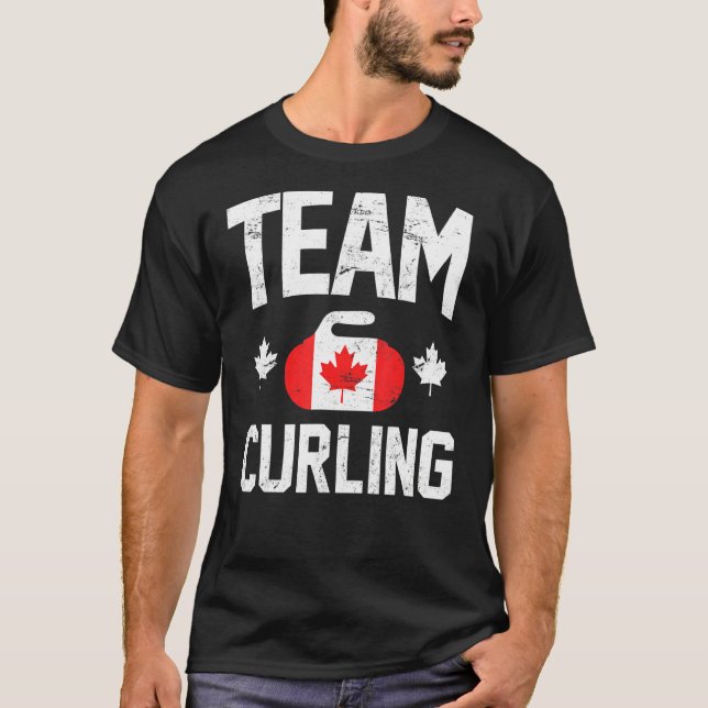 Camiseta Curling do Team Canada (Frente)