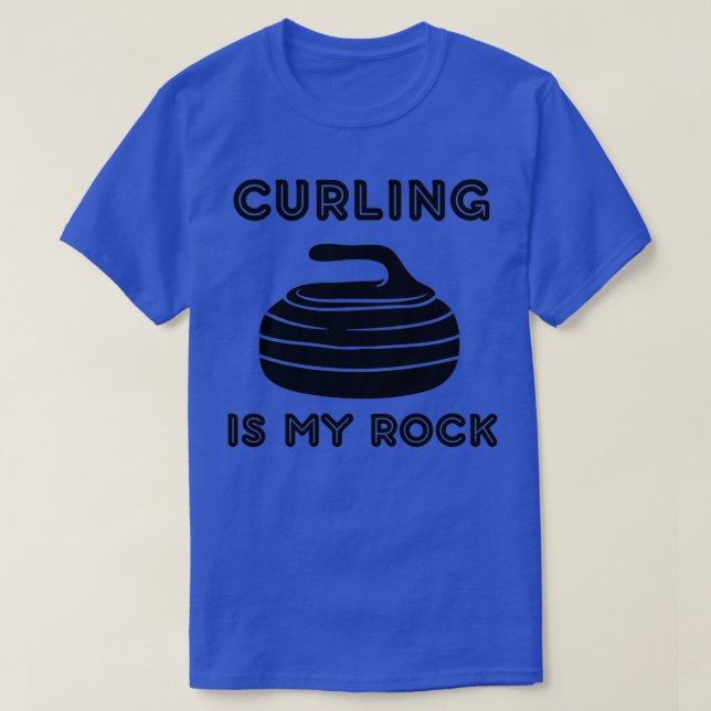 Camiseta Curling é minha pedra 3 (Frente do Design)