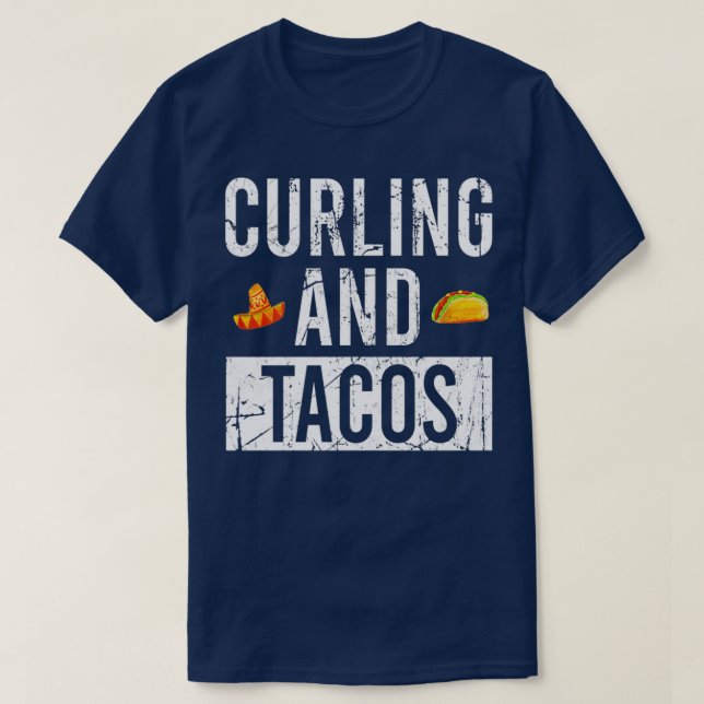 Camiseta Curling E Tacos 3 (Frente do Design)