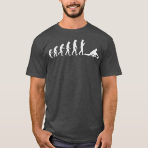 Camiseta Curling Evolution Cute Curler Player Winter
