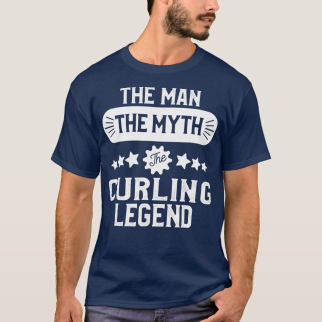 Camiseta Curling for Men Funny Curler Gift for Pthers (Frente)