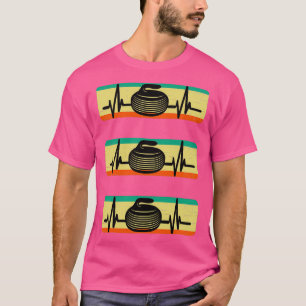 Camiseta Curling Heartbeat Distressed Pack