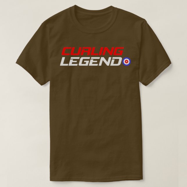 Camiseta Curling Hobby Game Gift 9 (Frente do Design)