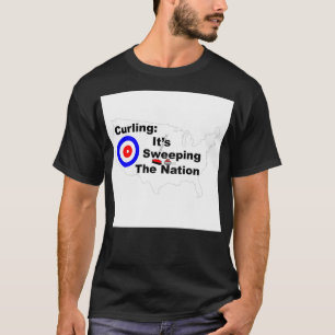 Camiseta Curling Itx27s varrendo a nação