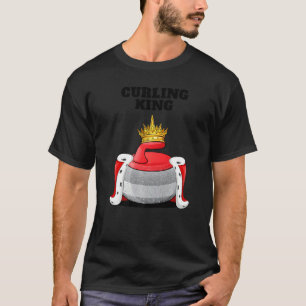 Camiseta Curling King Boys Curling Team Player Mens Curler