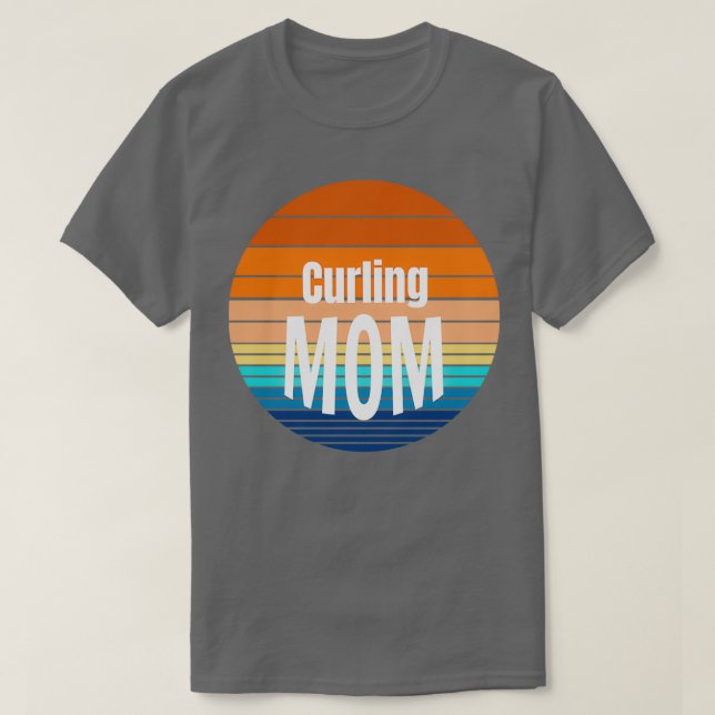 Camiseta Curling Mãe (Frente do Design)