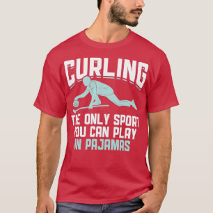 Camiseta Curling O Único Esporte Que Você Pode Jogar De Pij