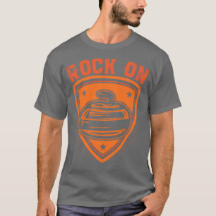 Camiseta Curling Rock On curling game curling