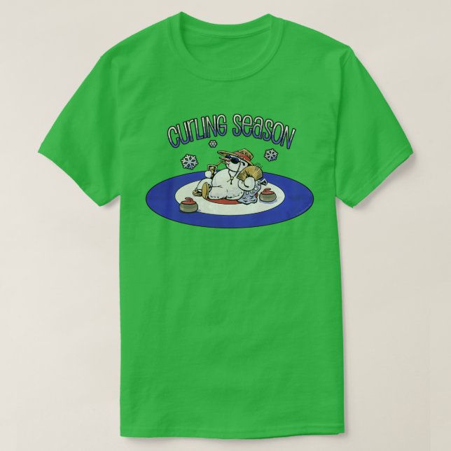 Camiseta Curling Season (Frente do Design)