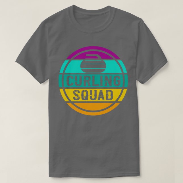 Camiseta Curling Squad Vintage 1 (Frente do Design)