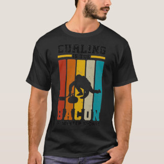 Camiseta Curling Team Oferece Curl Curler Sports Winter