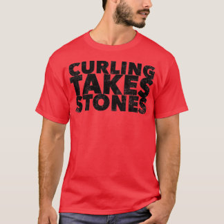 Camiseta Curling Torna Pedra Engraçado Esporte Citação Humo