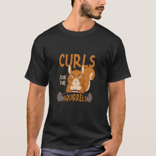 Camiseta Curls Para Esquilos Pequenos Esquilo Animal