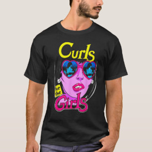 Camiseta Curls Para Raparigas Ajustado De Construção De Car
