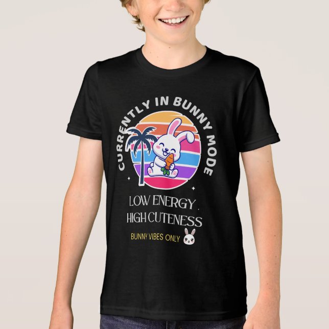 Camiseta Currently in Bunny Mode  (Frente)