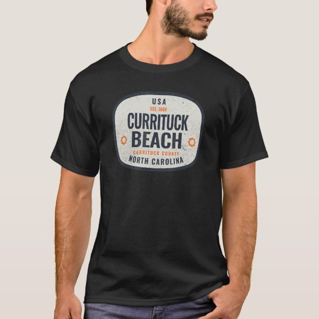 Camiseta Currituck Beach NC Summertime VacationSu (Frente)