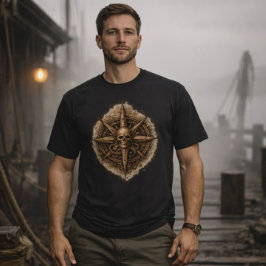 Camiseta Cursed Compass Sigil Pirate